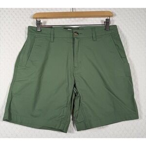 Mountain Khakis Mens Poplin Shorts Classic Fit Green Size 30x8 Gorpcore Golf